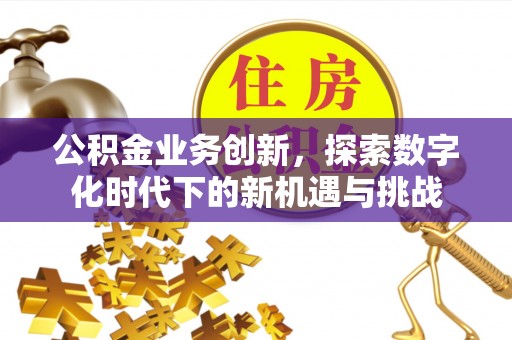 杭州公积金业务创新，探索数字化时代下的新机遇与挑战