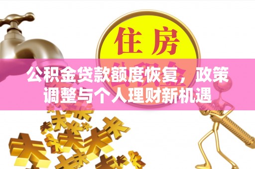 杭州公积金贷款额度恢复，政策调整与个人理财新机遇