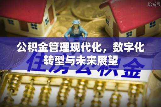 杭州公积金管理现代化，数字化转型与未来展望