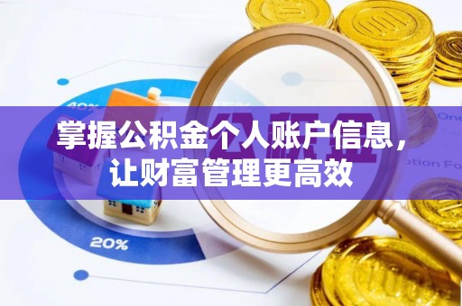 杭州掌握公积金个人账户信息，让财富管理更高效